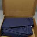 Mindsoft 2 Sets Waterproof Couch Cushion Slipcovers Backrest Outdoor Stretch Cushion Covers with Zipper (24 x 21.3, 24 x 24 x 4.7 Inch,Dark Blue)