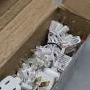 PREXTEX 100-Count Ultra Bright Christmas Lights - 20 ft Clear StringLights on White Wire - Incandescent Xmas TreeLights for Indoor and Outdoor Decorations