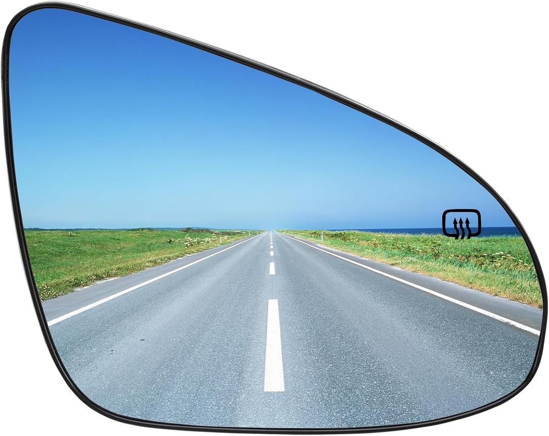 Passenger Side Mirror Replacement for Toyota Camry 2012 2013 2014 2015 2016 2017, Avalon 2013 2014 2015 2016 2017 2018 Hybrid - Right Side Mirror Glass, Rear View Power Heated Mirrors Glass