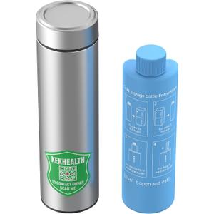 Compact 60H Insulin Pen Cooler Trave Case Medication Cooler for Travel Medicine Cooler TSA Approved Medical Travel Bag Epipen Carry Case Diabetes Cooler with QR Medical Alert TagSilver (Small, 3)