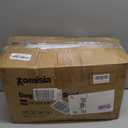 ZOMISIA Dog Car Seat for Small Dogs - Waterproof Pet Booster Seat for Car with Clip-On Safety Leash, Travel Carrier for Medium Puppy up to 25 lbs, Memory Foam Filling and Adjustable Buckles, Black