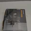 Keyed Alike Front Door Lever Lockset with Single Cylinder Deadbolt Combination Set, Exterior Door Knob with Lock and Deadbolt, Satin Nickel Finished Door Lock