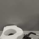 Drive Medical RTL12027RA 2-in-1 Raised Toilet Seat with Removable Padded Arms, Standard Seat