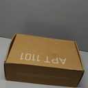 APT 1101 27 oz Glass Storage Jars with Bamboo Lid, set of 6, glass canisters with airtight lids, Clear jars with lids for Cookie, Candy, Tea, Coffee Bean and Rice (White)