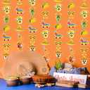 Tiamon 8 Pcs Mexican Fiesta Party Decorations Cinco De Mayo Hanging Banner Taco Bout a Party Decoration Paper Garland Kit Cinco De Mayo Ceiling Hanging Cutouts for Carnivals Birthday Baby Shower Decor