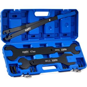 Orion Motor Tech 15pc Fan Clutch Wrench Set, Heavy-Duty Fan Clutch Tools Compatible with Ford GM Dodge Trucks, Fan Clutch Removal Tool Kit with 22 36 40 47 51 mm Wrenches Pulley Holder Pins