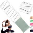 BECOJADDE Ankle Weights Set of 2 (2 lb Each) Wrist Weights for Women Men Adjustable Arm & Leg Weighted Bangles Wristbands for Home Pilates, Walking, Yoga, Workout, Pool Exercise White Green