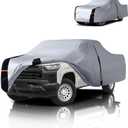 Multi-Layer Chevy Colorado Truck Cover, Custom fit Colorado 2003-2026 Extended/Crew Cab SB(5'-6.1') Car Cover Waterproof All Weather, Full Exterior Cover Rain Wind and UV Protection with Door Zipper