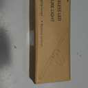 Picture Lights for Wall Battery Operated, Rechargeable Wireless Lights for Pictures on Wall with 3 Color Dimmable Remote for Painting Gallery Dartboard Poster Bedroom Frame Art Decor - Black 24 inch