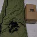 Ultralight Warm Weather Sleeping Bag - Portable, Waterproof, Compact Lightweight, Comfort with Compression Sack - Great for Outdoor Camping, Backpacking & Hiking (1.5lb-Green-M)