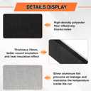 Compatible with Jeep Jeep Gladiator JT Hardtop Liner Insulation Kit 2020-2025 | 18mm Heat & Noise Shield | NO ROOF Removal | Clip + High-Temp Adhesive