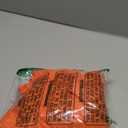 PRETTYGARDEN Women's Dressy Casual Blouse Tops Fall Spring Puff Long Sleeve Button V Neck Hollow Out Lace Embroidered Shirts (Orange, Small)