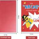 3 x SuperShunhu Funny Father's Day Card from Son, Nacho Average Dad Father's Day Card for Daddy, Cute Taco Pun Card for Dad, Humorous Father's Day Gift from Son