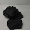 Kitstorack Vertical Shoe Rack: 8 Tiers Stackable Shoe Rack for Closet DIY Free Standing Shoe Organizer Small Shoe Shelf for Small Spaces and Narrow Spaces Plastic (Black)