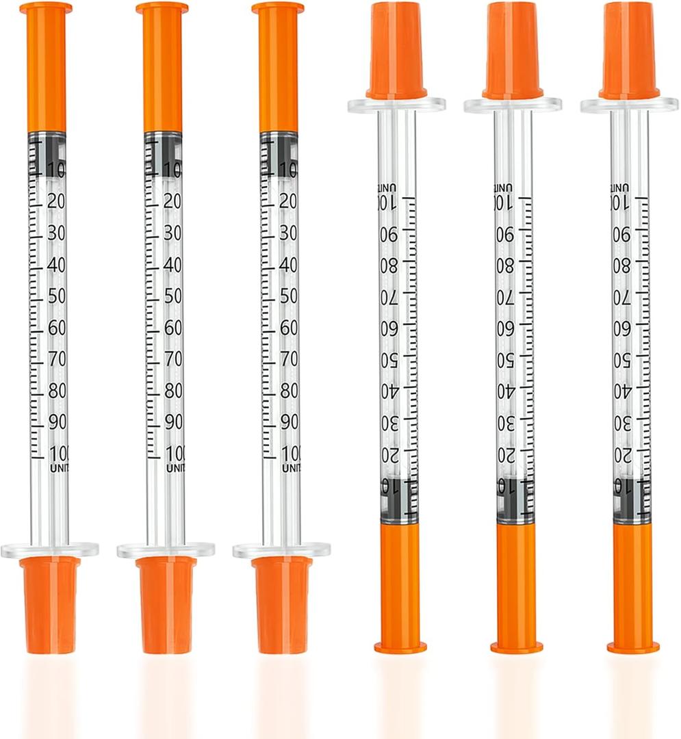 1ml 31G 1/2"(12.7mm) Individually Wrapped, U-100 Lab Syring Box of 100