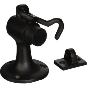 Deltana SAHF358U19 3- 5/8" Tall Floor Mount Bumper with Holder (Black)