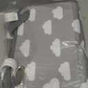 Diaper Caddy Hanging Diaper Caddy Organizer, Hanging Nursery Nappy Organiser Diaper Holder Caddy Stacker for Baby Girl Boy Crib Changing Table Playard Wall Baby Shower Gifts Bedside Storage Bag -Grey