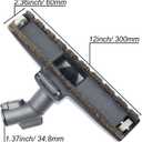 for Miele, Horse Hair Vacuum Brush Attachments with Wheels - Vacuum Cleaner Attachments for Carpet, Tile Hard Floors - 1-3/8 Inch Hardwood Floor Vacuum Attachment