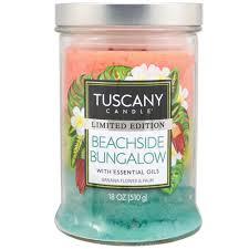 Tuscany Beachside Bungalow Candle Long-Lasting Scented Jar Candle, 18 oz