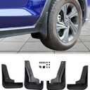 Aunginsy 4Pcs Mud Flaps Compatible with Subaru Crosstrek 2024 2025 Car All-Weather Fender Front and Rear Mud Splash Guards No Drilling Required Flexible PP Material Protection Exterior Accessories