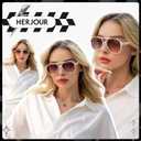 Retro Trendy Square Aviator Sunglasses Womens Mens 70s Classic Vintage Oversized Sun Glasses AR82174