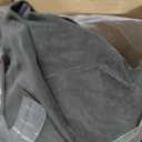 Chill Sack 5' Bean Bag Chair Cover Only Soft Microfiber Replacement Cover for Giant Pouf, Cozy Furniture for Living Room, Dorm & Kids' Rooms, Add Your Own Filling, Durable Cover, Pebble 5 Ft - Gray