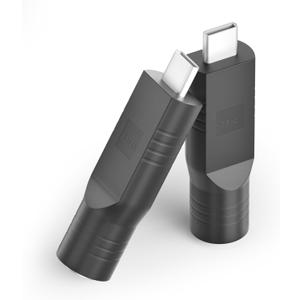 2 PCS Starlink Mini Cable Adapter DC to USB Type C Converter for Starlink Mini Accessories Input 20V Type C Male to DC 5.5 x 2.1mm Female Power Adapter Work with 100W PD Source Black