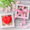 Kucoele 20 PCS Pie Boxes, 10 x 10 x 2.5 Inches Bakery Boxes with Window, Auto-Popup Cookie Boxes White Treat Boxes for Chocolate Strawberries, Pastries, Muffins, Donuts