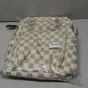 Baby Diaper Bag Backpack for Mom, Large Capacity Travel Nappy Bag for Boys & Girls with Stroller Straps (Corduroy Checkered Green)