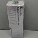 Foldable Stone Bath Mat, Quick Dry Stone Drying Mats For Bathroom, Super Absorbent Rollable Bath Mat, Non Slip, Large Diatomaceous Earth Dish Drying Mats For Kitchen Counter, 23.5 x 15.4in (Light Gray)