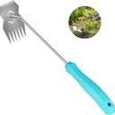 Garden Weed Tool,2026 Portable Gardening Tools,Adopting Ergonomic Handle Design,Stainless Steel Weeding Tools,Hand Weeder Tool Suitable for Farm Planting,Gardening(Blue Handle)