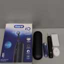 Oral-B iO Simple Clean Rechargeable Electric Powered Toothbrush, Night Black with 1 Gentle Care Brush Head and 1 Black Travel Case - Automatic Pressure Sensor to Protect Gums - 3 Modes - 2 Min Timer