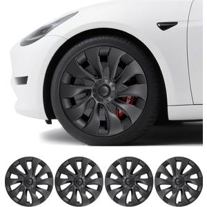 18 Inch Wheel Cover hubcaps Compatible with Tesla Model 3 Wheel Cover,fit for 2017-2023 Tesla Model 3 hubcaps,Symmetry Design Rim Covers
