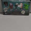 Disney Tim Burton's The Nightmare Before Christmas Collectible Figure Set, 2.5-Inch Glow in the Dark Figurines, Toy for Collectors, Fans, Boys, Girls, Kids, Ages 3 and Up, Kids Toys for Ages 3 Up by Just Play