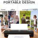 Portable Printers Wireless for Travel, N80 Wireless Thermal Printer Bluetooth Inkless Printer Support 8.5" X 11" US Letter & A4, Compatible with iOS, Android, Laptop