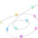 YEELIGHT Outdoor Permanent String Light , 16.5 Ft, max. Length 150 Ft, 20+ Lighting Effect, RGB LED, Music Sync, APP Control for DIY, for Eaves/Halloween/Christmas/Party