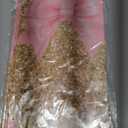 3 Pieces Pink Mouse Birthday Tablecover Gold Mouse Head Cartoon Plastic Party Tablecloth Disposable Table Decoration for Kids Girls