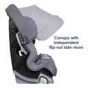 Baby Trend Cover Me 4-in-1 Convertible Car Seat, Vespa Built-in Canopy, 4-Stage Growth System, Plush Comfort Padding, Multi-Position Recline, EXP: 11/06/2035
