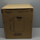 Cooluli 20 Liter Mini Fridge with Temperature Control - White Thermoelectric Cooler and Warmer for Bedroom, Office, Car, Dorm