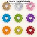 3 x Fidget Toys 9 Pack, Fluid Glitter Fidget Spinners for Kids Age 3+,Anxiety Relief Fidget Spinner,Party Favors Colorful Flower Shaped Sensory Toys for Kids with Autism