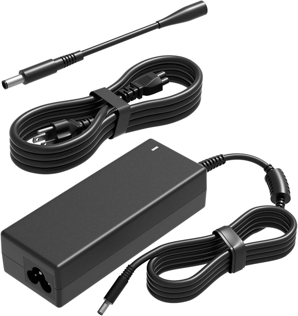65W 45W Charger Round Tip for Dell inspiron-15 14 13 11 16 17 5000 3000 7000 7506 5570 3593 3511 Latitude 3510 3520 3310 3440 3420 3540 3500 XPS 13 12 11 Vostro 3420 3530 5620 3520 5410 Series Laptop
