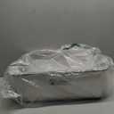 Stainless Steel Cat Litter Boxes with Metal Lid, Large Kitty Litter Pan with High Wall Enclosure-Odor Free&Easy to Clean (Silver-17.72*13.78*12 inches)