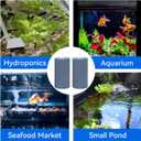AQUANEAT 4x2 inch Aquarium Air Stones 10pcs, Aerator Diffuser,Air Stones for Aquariums,Fish Tanks,Pond and Hydroponics
