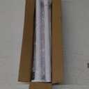 White Shower Curtain Rod 31 to 80 Inch,1 Inch Diameter Adjustable Spring Tension Stainless Steel Telescoping Rod,Easy Install,No Rust