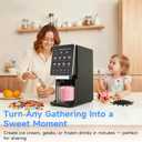 Ice Cream Maker & 10-in-1 Frozen Treat Maker, 20 oz 1 Pint, Mix-In + Re-Spin for Creamy Texture, Gelato, Sorbet, Slushie, Frozen Yogurt & Smoothie Bowls Machine for Homemade, Recipe Guide