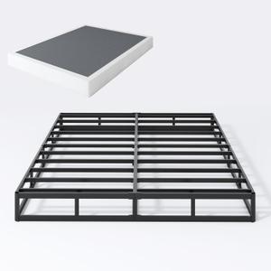 Cal King Box Spring 7 Inch California King Size Box Springs, 3000lbs Heavy Duty Metal Mattress Foundation with Easy Clean Cover, No Noise, Easy Assembly