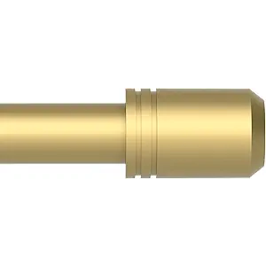 Curtain Rods for Windows 28 to 48-60 Inches, 5/8 Inch Gold Adjustable Small Curtain Rod Set with Brackets for Bedroom Living Room