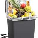 TREFAN Electric Cooler & Warmer28QT/26L, Portable Car Fridge (48℉~139℉), Car Cooler Plug in, Electric Car Coolers for Vehicles AC/DC,12V Refrigerator for Car, Travel, Camping,Truck