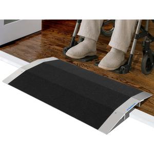 Ruedamann 1.6'' Rise Bridge Threshold Ramp for Doorways, 27.6'' Wide