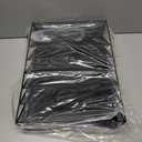 7-Compartment Wall Mounted Hanging File Organizer Cubicle Wall File Holder Vertical Document Organizer for Office Home, Black